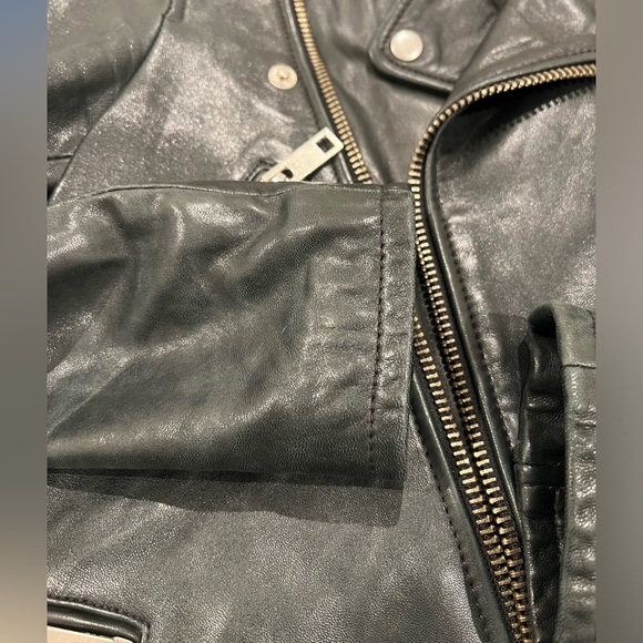 Mango Leather Jacket - Picture 3 of 5